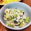 麻's cooksnap of when they made 小松菜大量消費！小松菜とツナのマヨサラダ.