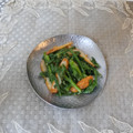 スタイリッシュママ's cooksnap of when they made 春菊とさつま揚げのごま和え.