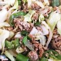 チーズナッツ's cooksnap of when they made 豚挽肉の回鍋肉丼.
