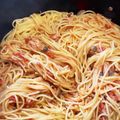 モッパ's cooksnap of when they made ツナのトマトソースパスタ.