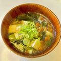 azbjbn's cooksnap of when they made なめことわかめと豆腐の味噌汁.