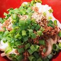 chicappe's cooksnap of when they made 肉そぼろのあえ麺.