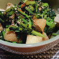ひっこ's cooksnap of when they made 大根葉と油揚げの炒め煮.