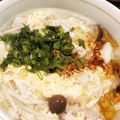 うえてぃ☆'s cooksnap of when they made 【 鶏もも肉とふわとろ卵の旨辛うどん 〗.