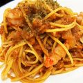 なつ♪'s cooksnap of when they made コストコのサルサソースでパスタ.