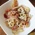こけよ's cooksnap of when they made 簡単♪蓮根とベーコンのペペロンチーノ炒め.