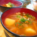 ぽぽたんこぶ's cooksnap of when they made 韓国風じゃがいもスープ　～コチュジャン～.