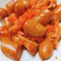 むいんとす's cooksnap of when they made 韓国風ウインナー野菜炒め.