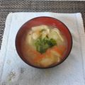 スタイリッシュママ's cooksnap of when they made キャベツと人参の皮の味噌汁.
