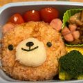 たうお♡'s cooksnap of when they made ふわふわクマちゃん弁当（キャラ弁）.