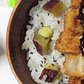 新妻あや's cooksnap of when they made ゴマ香る☆サツマイモの黒胡麻ご飯.