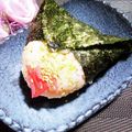STimeBlues's cooksnap of when they made 簡単！天むす風たぬきむすび。お弁当にも.