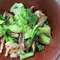 キュキュットさん's cooksnap of when they made チンゲン菜と焼き舞茸をオリーブ油と塩で.