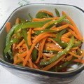 星子☆あられ's cooksnap of when they made 簡単10分♪人参とピーマンのきんぴら.