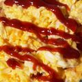 タラレバ03's cooksnap of when they made 炊飯器で炊いたケチャップご飯のオムライス.