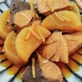 在宅勤務のおじさん's cooksnap of when they made 圧力鍋でブリ大根☆.
