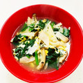 あっこ姉's cooksnap of when they made きのことほうれん草のスープ.