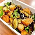 ウマナミ's cooksnap of when they made 甘辛炒め☆なす・ピーマン・さつま揚げ.