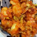 モンブランコ's cooksnap of when they made 揚げない！エビチリ.
