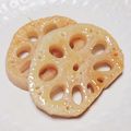 チコリママ's cooksnap of when they made 厚切りレンコンソテー.