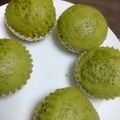 のりっち１０'s cooksnap of when they made 忙しい朝でも。簡単抹茶蒸しパン♪.