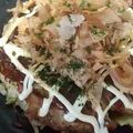 のりっち１０'s cooksnap of when they made 低糖質！里芋とキャベツで作るお好み焼き.