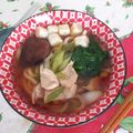 irharuka's cooksnap of when they made 美味しい♬鍋焼きうどん！.