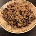 猫リン's cooksnap of when they made 牛肉とナスのゴマ味噌炒め.