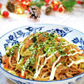 Satoco❋'s cooksnap of when they made 簡単♪焼きそばの風味&コク増し☆魚粉マヨ.