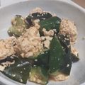 fu♪♪'s cooksnap of when they made 豆腐とわかめの韓国風サラダ.