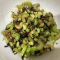 Naoko１９７６'s cooksnap of when they made セロリのおかか塩昆布炒め♡.