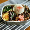 マルんちの丸顔's cooksnap of when they made キレイな目玉焼きと合挽き肉のそぼろ丼.