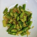 mi_co22's cooksnap of when they made お弁当に☆アスパラと桜エビ炒め.