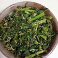 モンカー's cooksnap of when they made 大根葉とじゃこの甘辛炒め.