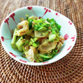 ｊｏｃｏｍｏｍｏｌａ's cooksnap of when they made セロリの葉と油揚げの炒め物で一品♪節約.
