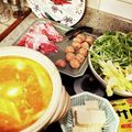 ダッフィーニーうに's cooksnap of when they made 豆乳キムチスープの豚しゃぶ鍋♪.