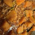 クックO2APUE☆'s cooksnap of when they made お鍋ひとつで☆かぼちゃのひき肉あんかけ.