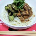 カリーナ's cooksnap of when they made なすとサバ缶のぶっかけうどん.