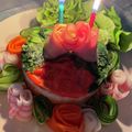 さんちゃん（╹◡╹）'s cooksnap of when they made お弁当の隙間に♪レタスでお花.