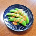 もふもふクロさん's cooksnap of when they made スナップエンドウのスイチリマヨ.
