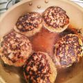 yokyomami's cooksnap of when they made 中からトロッと簡単！チーズinハンバーグ.