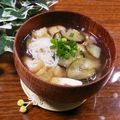クックHG9V8Y☆'s cooksnap of when they made 余った素麺で茄子と薄揚げのお味噌汁.