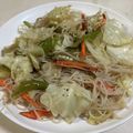 papikun's cooksnap of when they made 旨っ！な【焼きビーフン】.