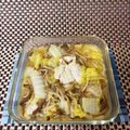◆どらしま◆'s cooksnap of when they made 麺つゆで簡単 豚バラと白菜のすき焼き風.
