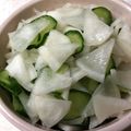 みんにょんぼん's cooksnap of when they made かぶときゅうりの酢の物.