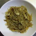 mi_co22's cooksnap of when they made ご飯に良く合う♪舞茸と白滝の甘辛いため.