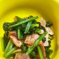 ◇ひさ's cooksnap of when they made ほうれん草とベーコンのバター醤油炒め.