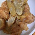 chi-na's cooksnap of when they made カリカリ！ごぼうと鶏肉の甘辛炒め！.