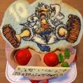 はるたろう☆ミ's cooksnap of when they made 感動!!印刷したみたいなキャラケーキ☆.