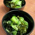 島子☆'s cooksnap of when they made 手間いらず♡胡瓜とわかめ酢漬け♡作り置き.